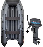 Лодка Таймень RX 4100 НДНД + мотор Сианово 9.9 Эндуро