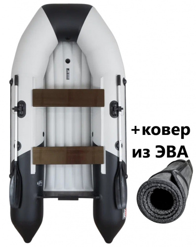 Лодка Таймень NX 2800 НДНД светло-серый/черный