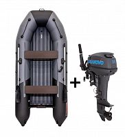 Лодка Таймень NX 3600 НДНД + мотор Сианово 9.9